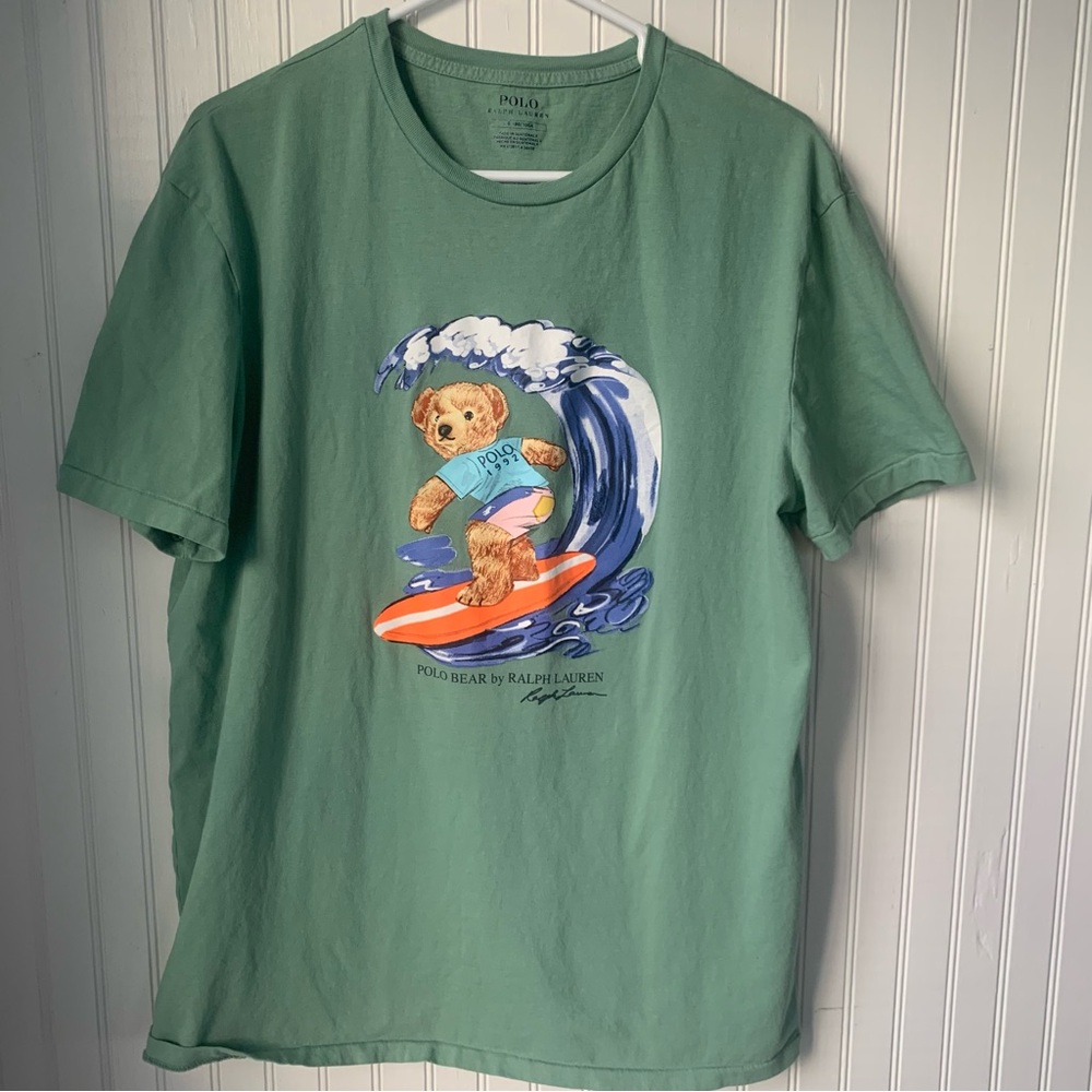 Polo by Ralph Lauren (Large) Sage Green Short Sleeve Tee - Picture 2 of 4
